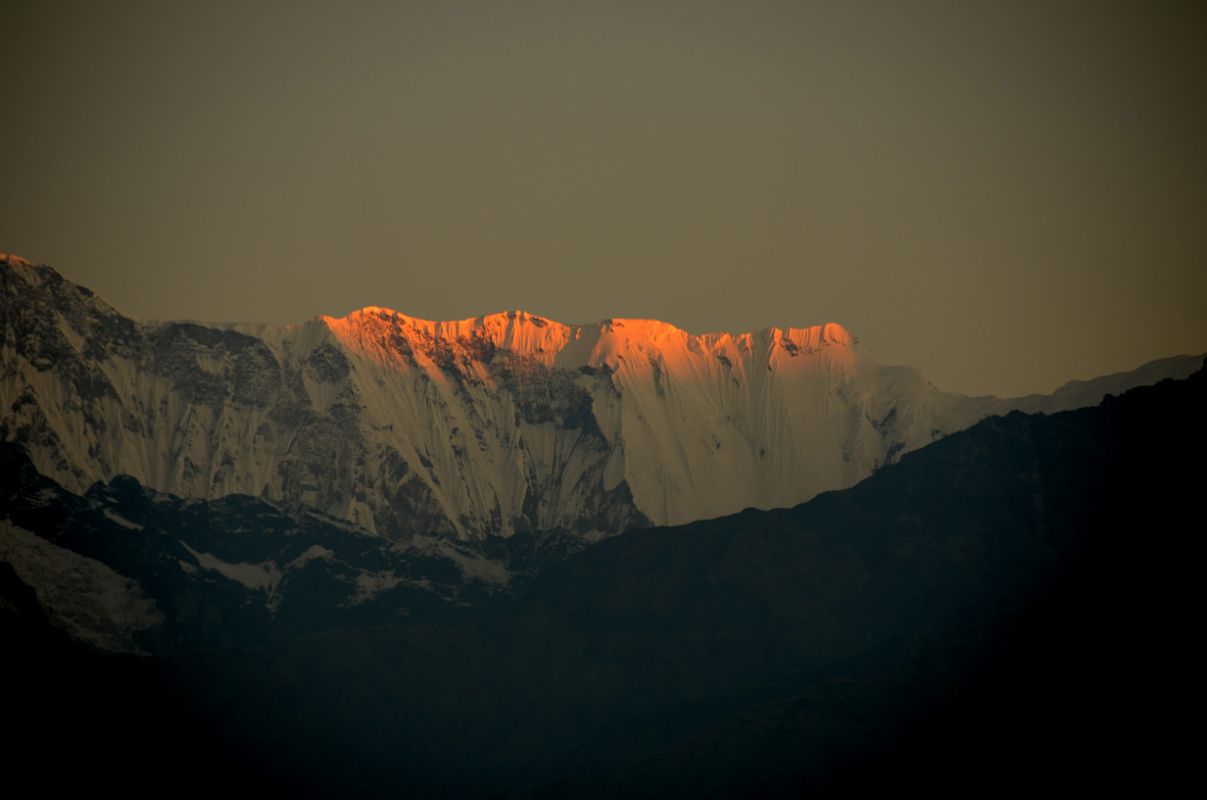 Pokhara Sarangkot Sunrise 12 Kangshar Kang Roc Noir 
